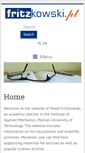 Mobile Screenshot of fritzkowski.pl